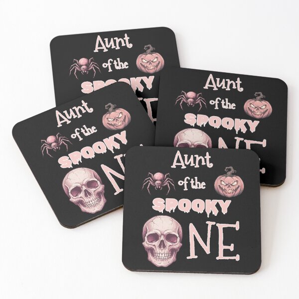 Item preview, Pinkoween Aunt of the Spooky One Pink Skull designed and sold by MythicCotton.