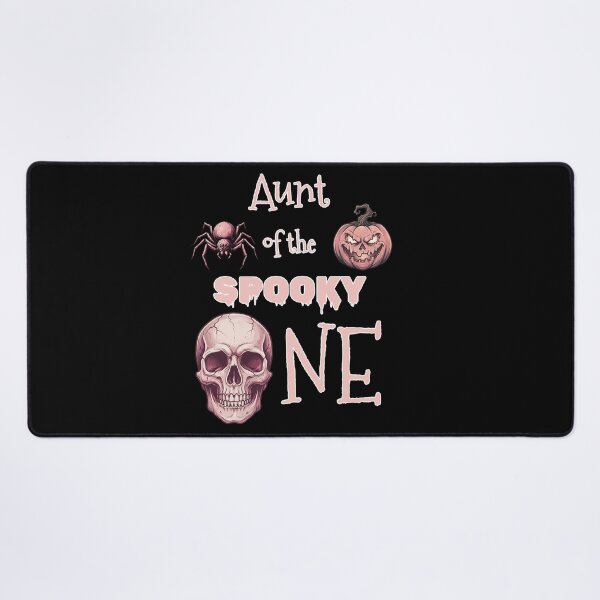 Item preview, Pinkoween Aunt of the Spooky One Pink Skull designed and sold by MythicCotton.