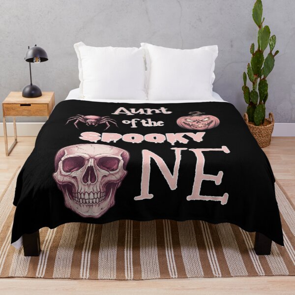 Item preview, Pinkoween Aunt of the Spooky One Pink Skull designed and sold by MythicCotton.