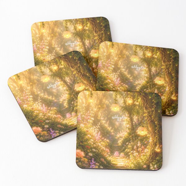 Item preview, Sunlit Path Through the Flowering Mergle Forest designed and sold by Minimergle.
