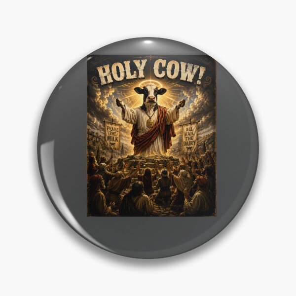 Item preview, Holy Cow – All Hail the Dairy designed and sold by Hornace88studio.