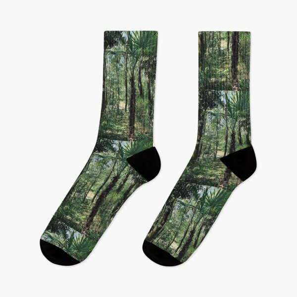 Item preview, Lush Green Forest with Tropical Palm Trees designed and sold by BalkanBloom.