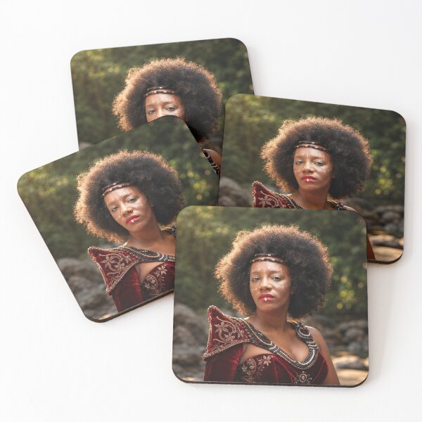 Item preview, Golden River Goddess | African Inspired Portrait | Nature & Fashion Wall Art designed and sold by TedKentPhoto.
