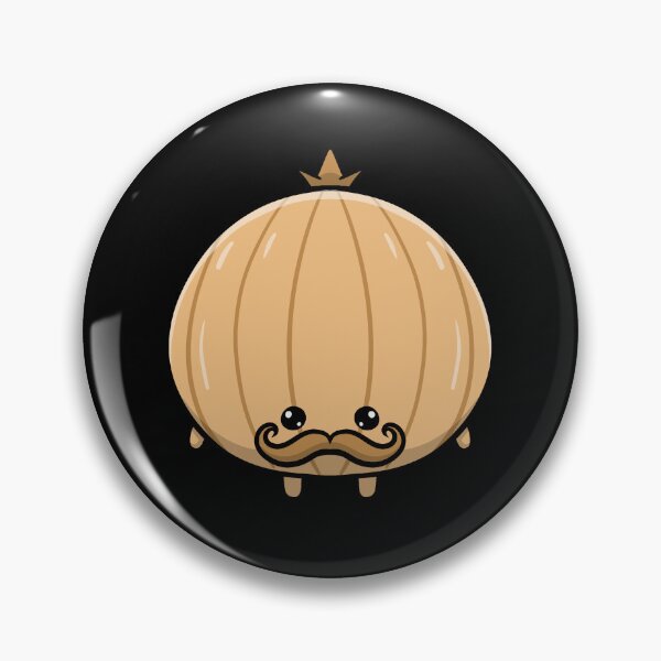 Item preview, Cute Onion with Moustache designed and sold by VooDudeDesigns.