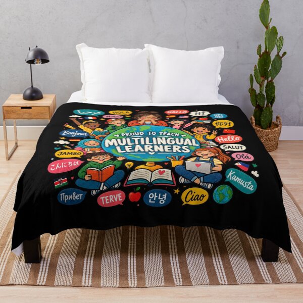 Item preview, Proud to Teach Multilingual Learners Language Teacher T-Shirt | Multilingual Educator Classroom Graphic Gift designed and sold by Trendably.