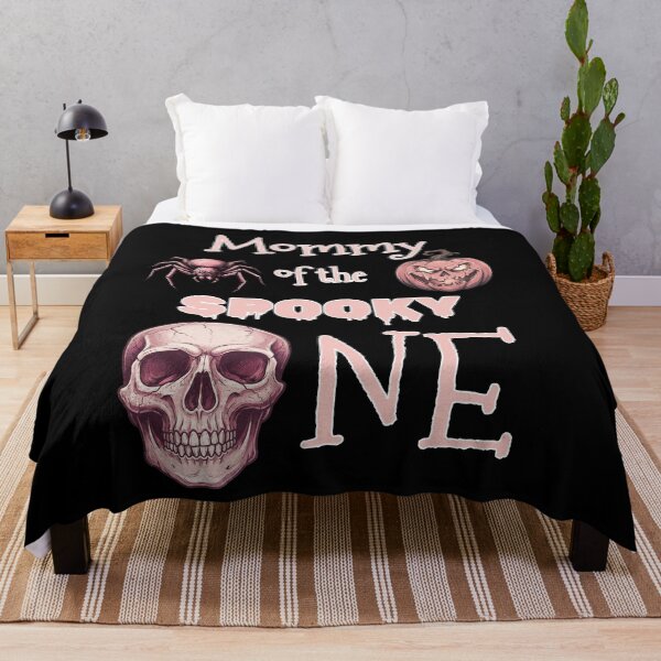 Item preview, Pinkoween Mommy of the Spooky One Pink Skull designed and sold by MythicCotton.