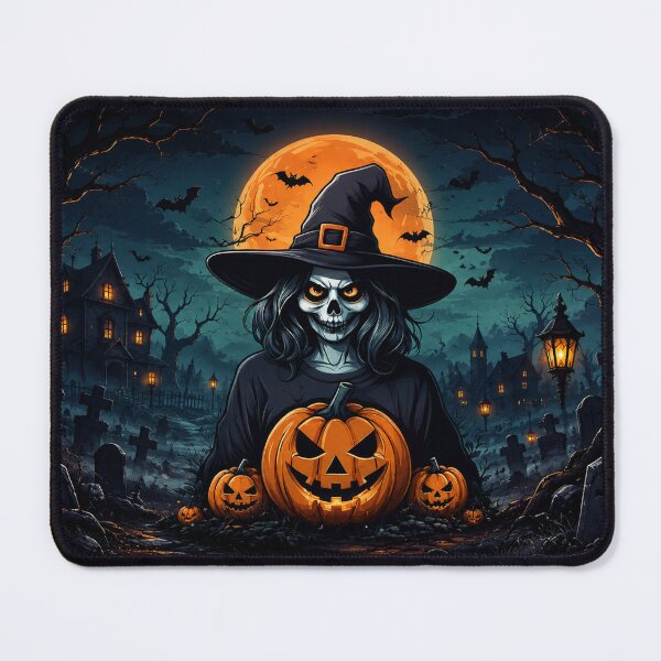 Item preview, Midnight Harvest: Skeleton Witch Halloween Adventure designed and sold by Fei Long Design Hub.