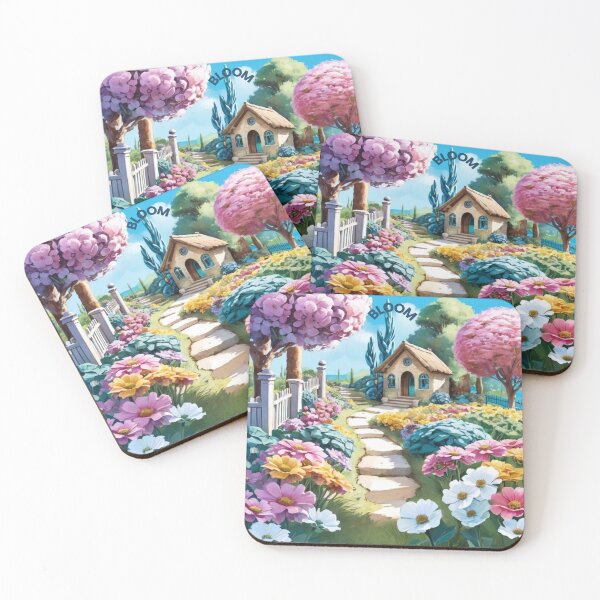 Item preview, Bloom Cottage Garden – Dreamy Floral House designed and sold by GehanPrints.