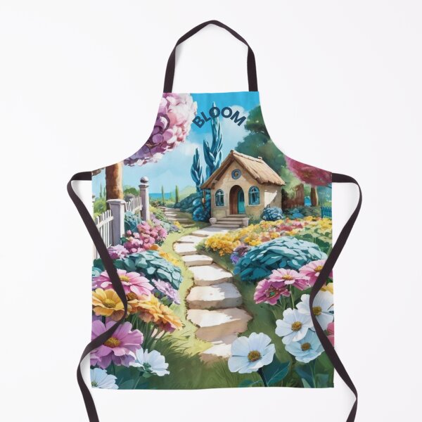 Item preview, Bloom Cottage Garden – Dreamy Floral House designed and sold by GehanPrints.