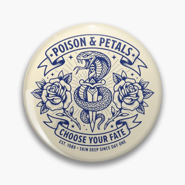 Item preview, Poison And Petals Snake Dagger Vintage Tattoo Art designed and sold by 89shirts.