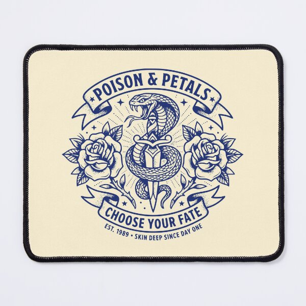 Item preview, Poison And Petals Snake Dagger Vintage Tattoo Art designed and sold by 89shirts.