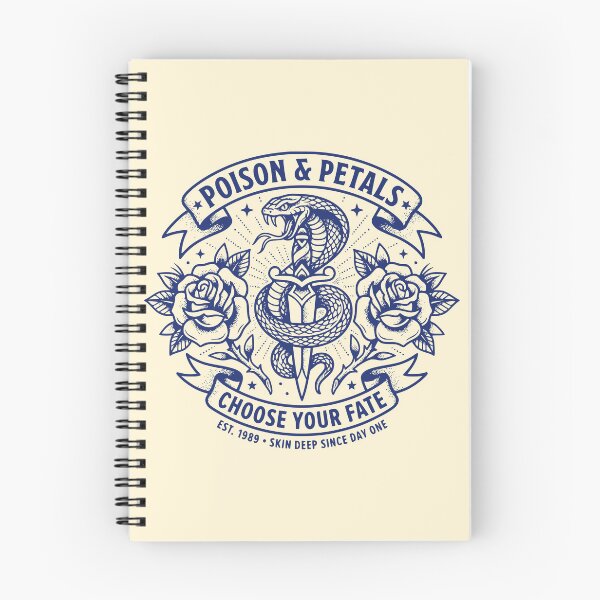 Item preview, Poison And Petals Snake Dagger Vintage Tattoo Art designed and sold by 89shirts.
