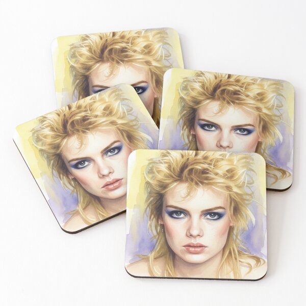 Item preview, Kim Wilde, 80's, watercolour designed and sold by Pinkgnomie.