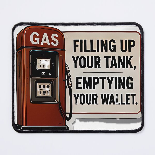 Item preview, Full Tank, Empty Bank Account designed and sold by ikramandco.