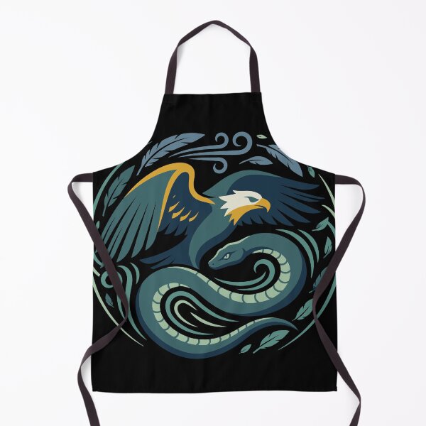 Item preview, Fierce Eagle And Serpent Circular Vector Emblem designed and sold by ZUMERI.