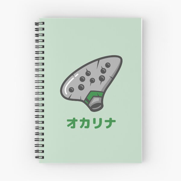 Item preview, Ocarina Gray and Green Japanese designed and sold by DJCartoonDesigns.