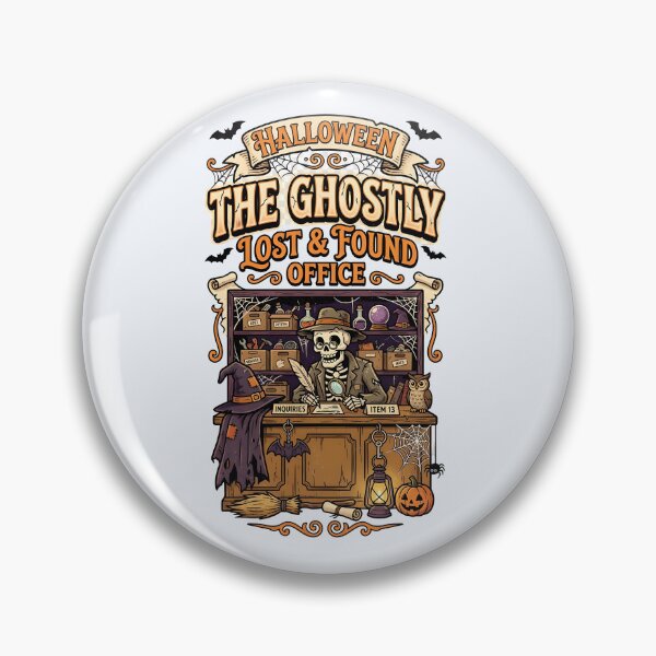 Item preview, The Ghostly Lost & Found Office - Happy Halloween :-) designed and sold by ParadoxParadox.
