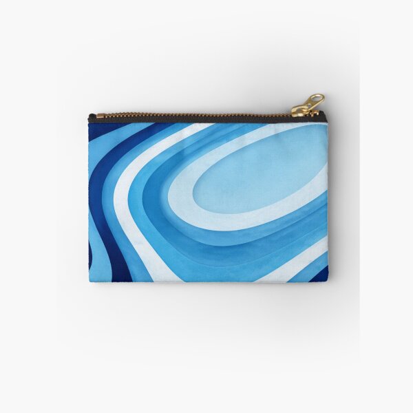Item preview, Abstract Sky Blue and Ice Blue Fluid Topographic designed and sold by hepopatterns.