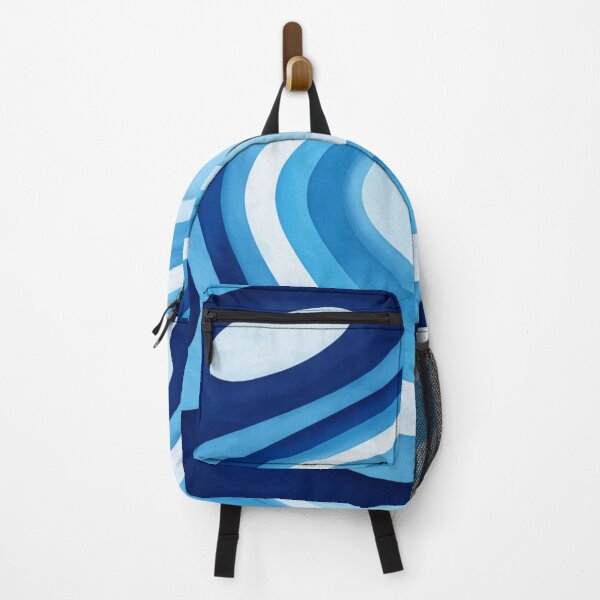 Item preview, Abstract Sky Blue and Ice Blue Fluid Topographic designed and sold by hepopatterns.