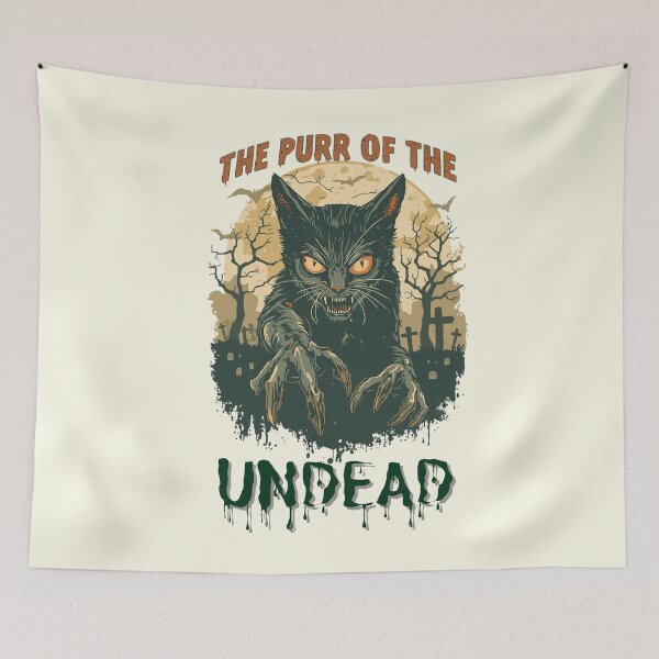 Item preview, THE PURR OF THE UNDEAD designed and sold by BKDIGITALSHOP.