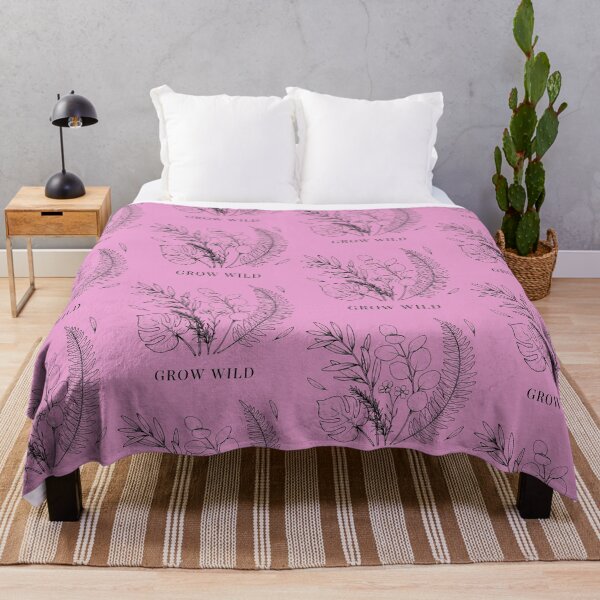 Item preview, Grow Wild Botanical Nature Plant Lover Minimalist Line Art designed and sold by magdan7.