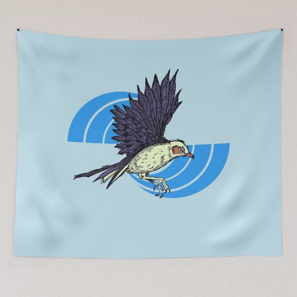 Item preview, Vintage Bird Graphic | Retro Nature Illustration Streetwear Design designed and sold by Half Mess.