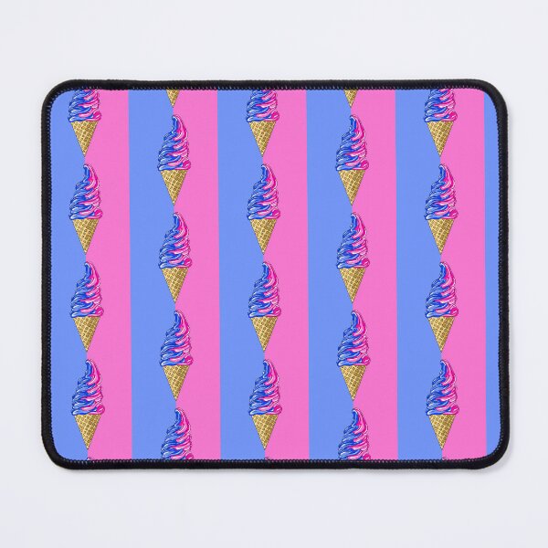 Item preview, Blue And Pink Ice Cream Swirl With pb background designed and sold by missmann.