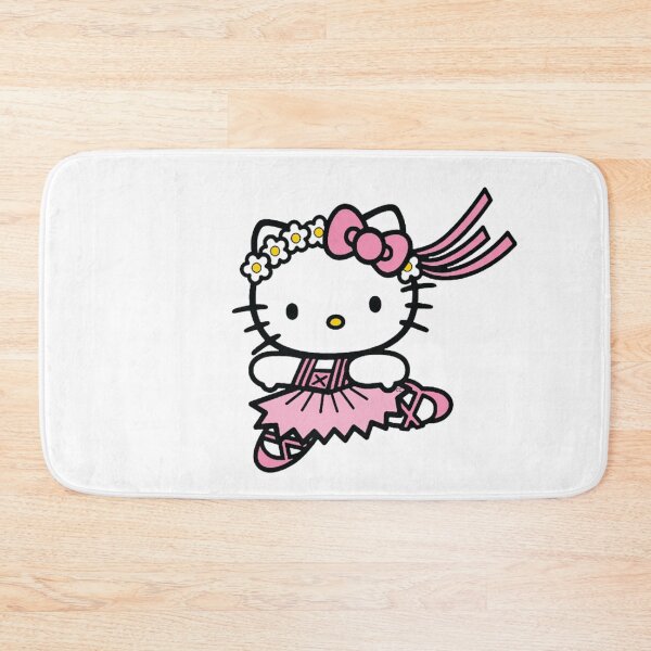 Item preview, Cute White Cat Ballerina Dancer Vector Graphic designed and sold by AyaanArtStudio.