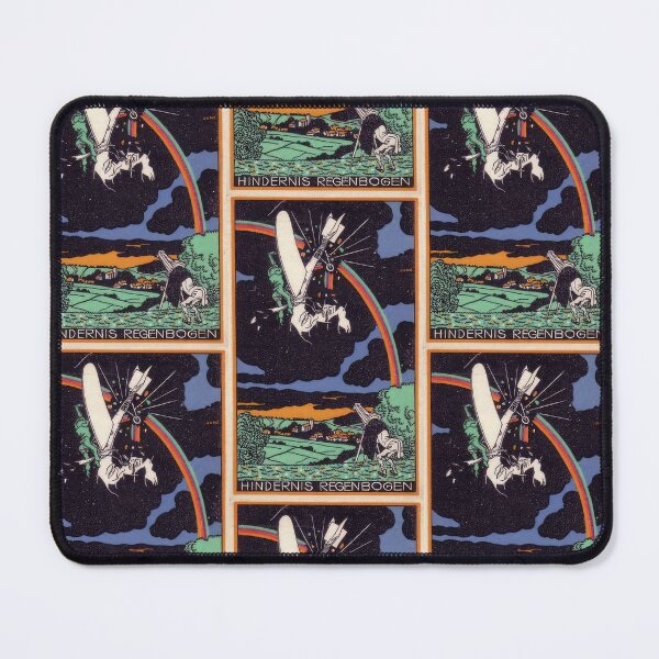 Item preview, Vintage color lithograph The Rainbow Obstacle designed and sold by stevepaint.