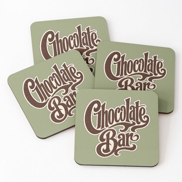 Item preview,  Vintage Retro Chocolate Bar Script Typography Graphic  designed and sold by Creatby7030.