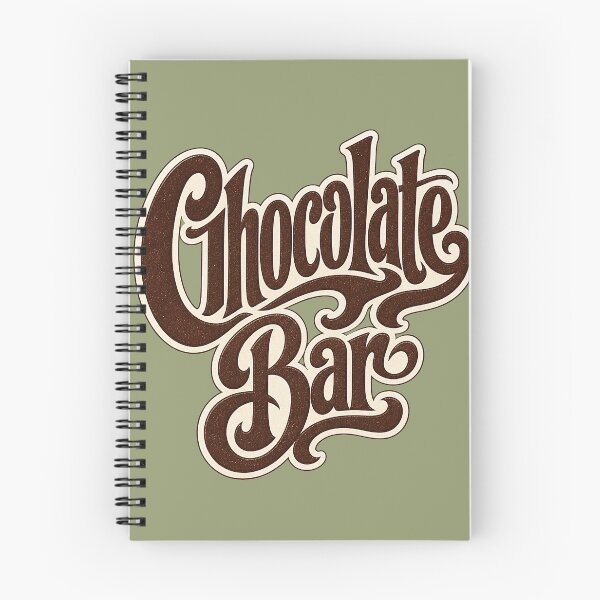 Artikelvorschau, Vintage-Retro-Schokoladenriegel-Schriftzug-Grafik entworfen und verkauft von Creatby7030.
