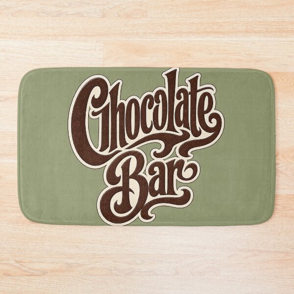 Item preview,  Vintage Retro Chocolate Bar Script Typography Graphic  designed and sold by Creatby7030.