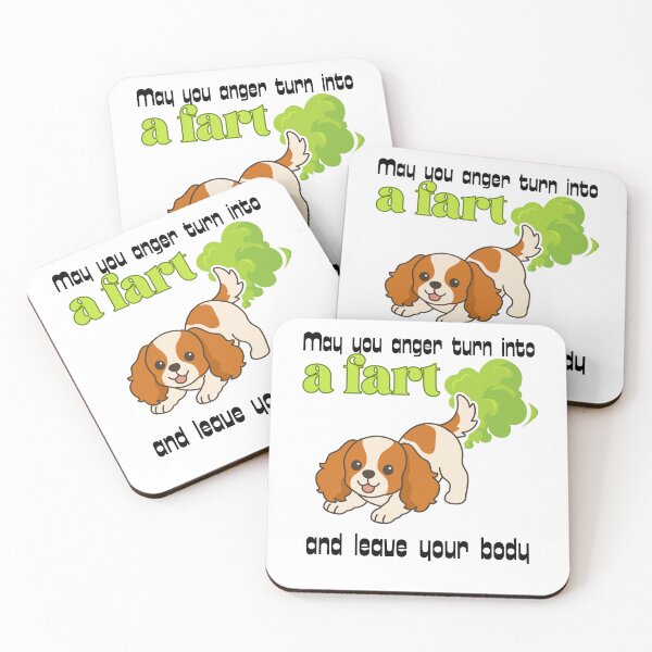 Item preview, May Your Anger Turn Into A Fart - Funny Cavalier King Charles Spaniel designed and sold by Neurospicy Trolls.