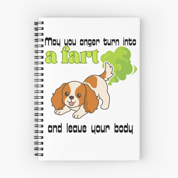Item preview, May Your Anger Turn Into A Fart - Funny Cavalier King Charles Spaniel designed and sold by Neurospicy Trolls.