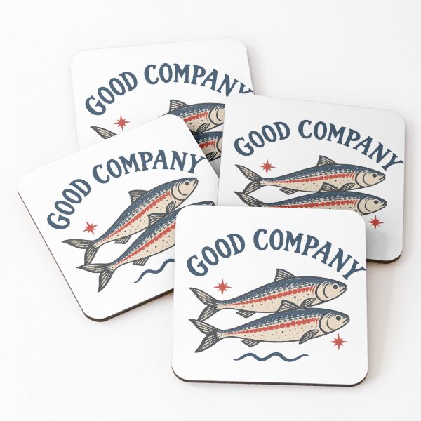 Item preview, Good Company Minimal Sardine Fish Illustration designed and sold by Doodle Souq.