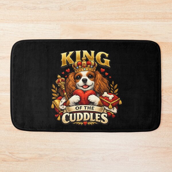Item preview, King of Cuddles Dog – Cute Royal Puppy Heart Lover designed and sold by SidTastic .