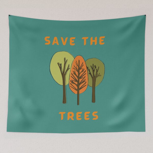 Item preview, Save the Trees - Earth Day designed and sold by MugsAndDuds.