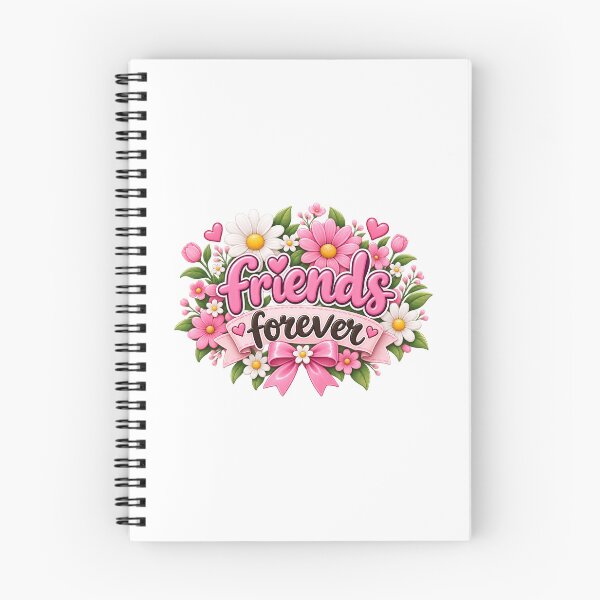 Item preview,  Cute Friends Forever Floral Typography Design designed and sold by alaaa550.