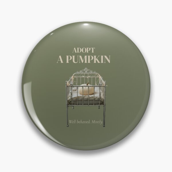 Item preview, Adopt a Pumpkin - Cute Gothic Halloween Art designed and sold by Luna et Lune.