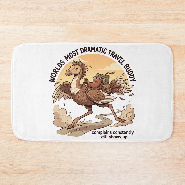 Item preview, Ostrich Horse Travel Companion Funny Eastern Fantasy Creature designed and sold by LunaMarkos.