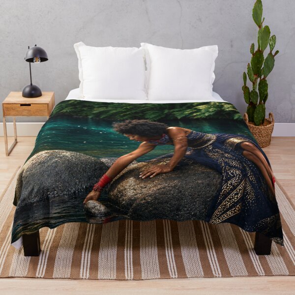 Item preview, Golden River Goddess | African Inspired Portrait | Nature & Fashion Wall Art designed and sold by TedKentPhoto.