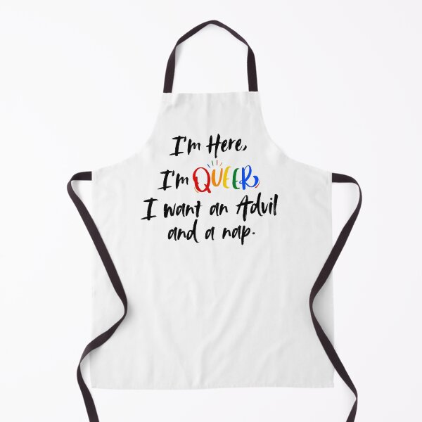 Item preview, I'm Here, I'm Queer designed and sold by Kit Barrie Creations.