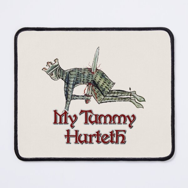 Item preview, My Tummy Hurteth - Knight Tummy Ache designed and sold by snazzyseagull.