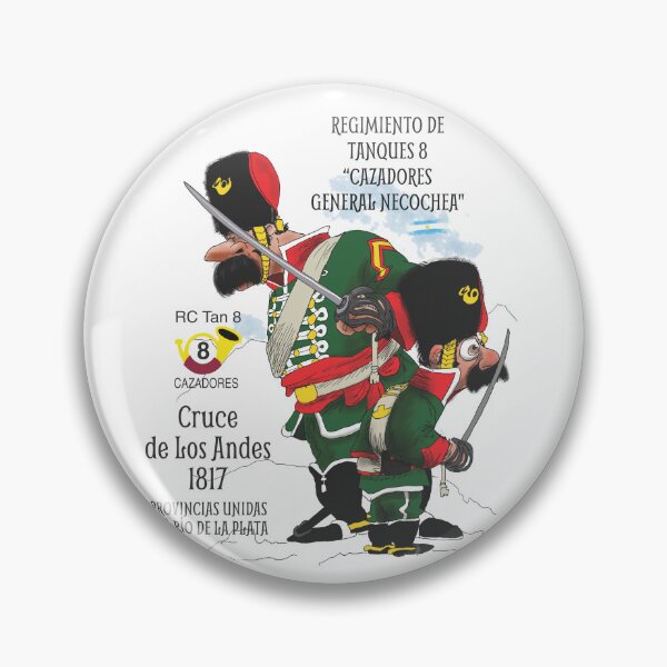 Item preview, 8th Tank Cavalry Regiment "General Necochea Hunters" - Crossing of the Andes 1817 designed and sold by Caballería de Autor: Archivo e Historia.