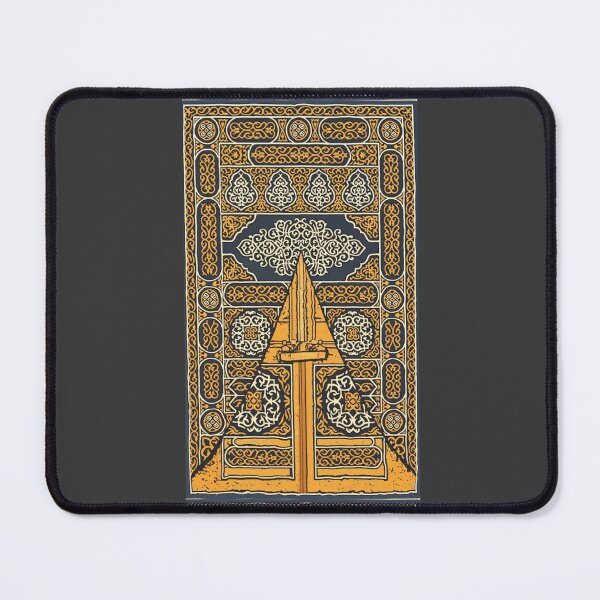 Artikelvorschau, Heilige Kaaba-Tür-Kiswah-Kunst (V.1) – von Mekka inspiriertes islamisches Musterdesign entworfen und verkauft von D-Islamic.