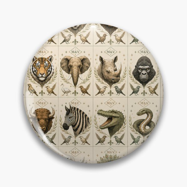 Item preview, Geometric Royal Wildlife Collection designed and sold by Qenlo.