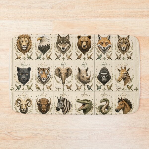 Item preview, Geometric Royal Wildlife Collection designed and sold by Qenlo.