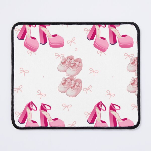 Item preview, Pink Coquette Aesthetic Shoes and Bows Pattern designed and sold by Tee-Pulse.