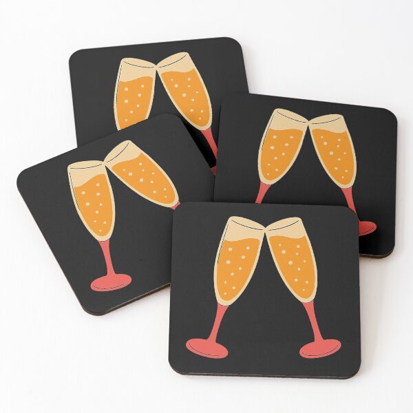 Item preview, linking Champagne Flutes Toast Illustration designed and sold by Creatby7030.