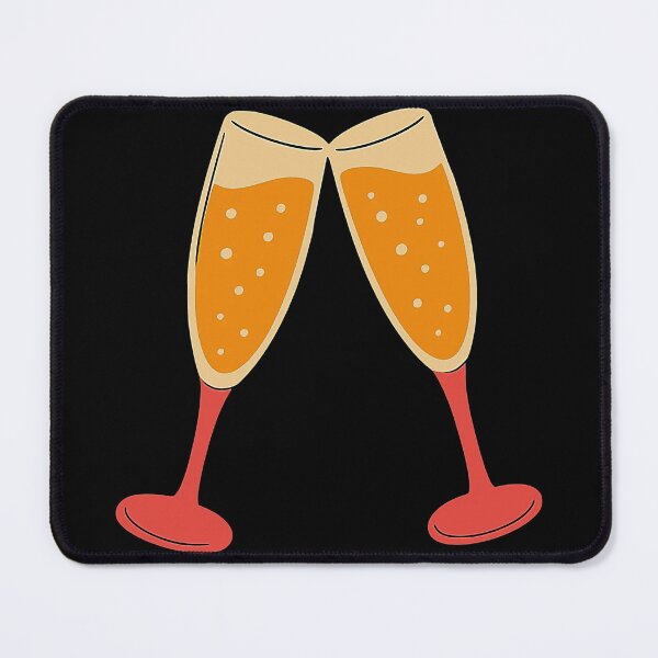 Item preview, linking Champagne Flutes Toast Illustration designed and sold by Creatby7030.